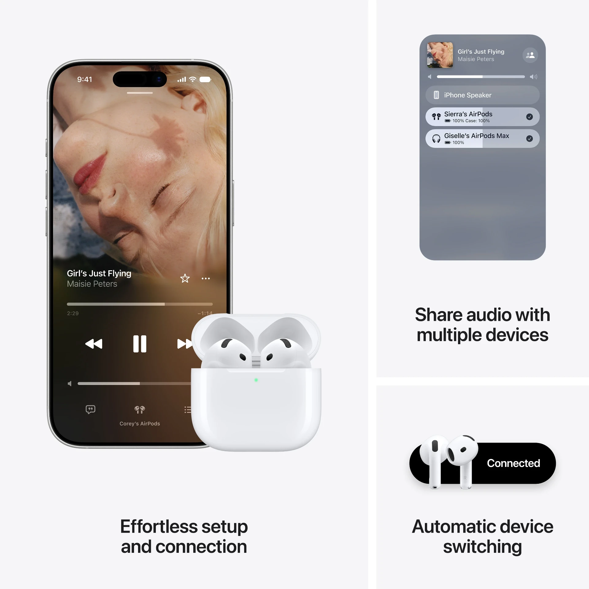 AirPods 5 jednostavno povezivanje i prebacivanje između uređaja