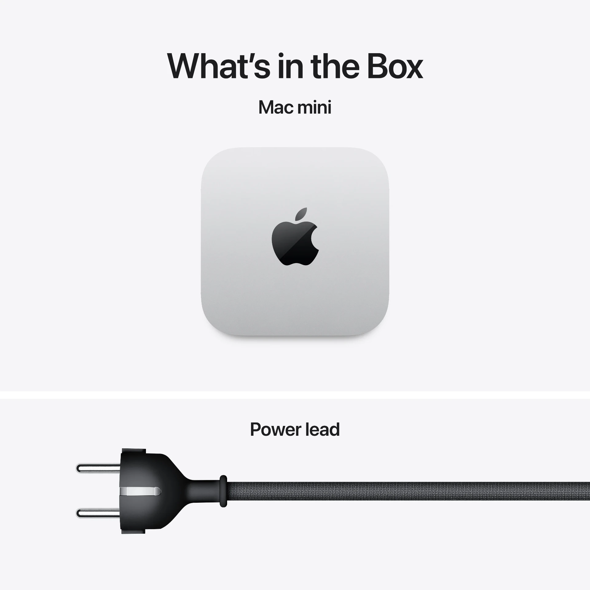 Mac mini sadržaj pakovanja